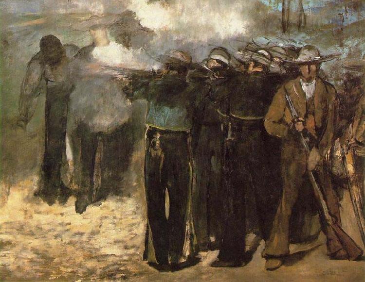 Edouard Manet The Execution of Emperor Maximilian,